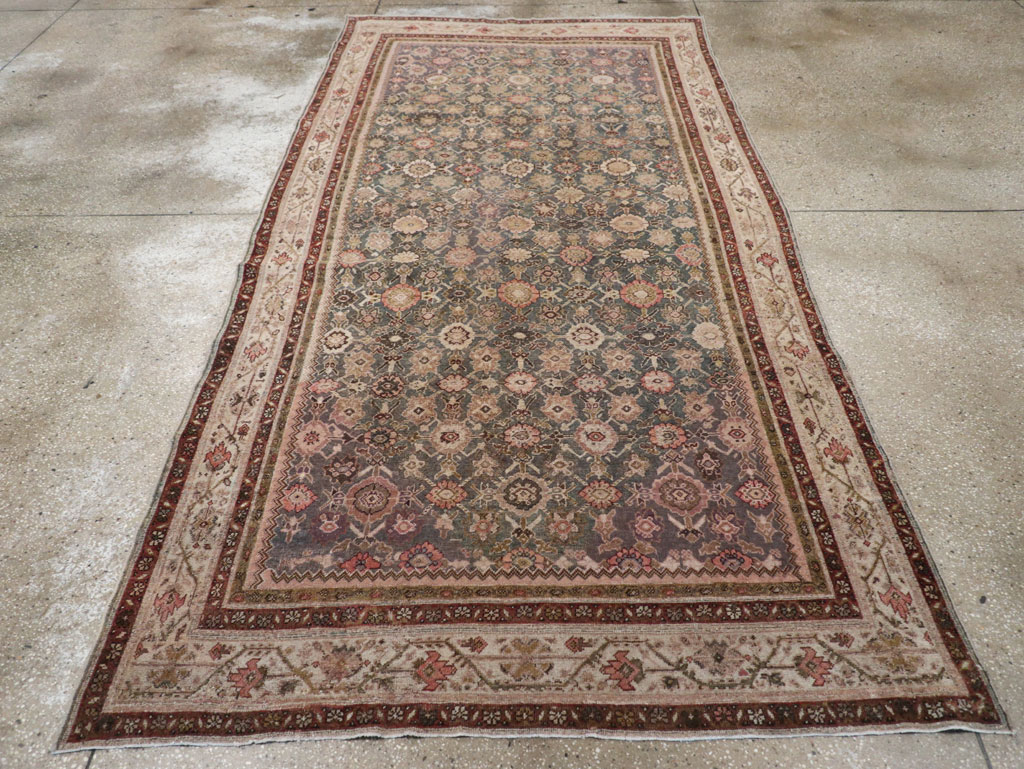 Antique Persian Malayer Gallery Accent Rug, No.28785 - Gsblank