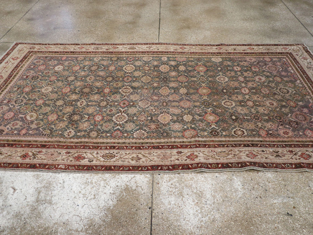 Antique Persian Malayer Gallery Accent Rug, No.28785 - Gsblank