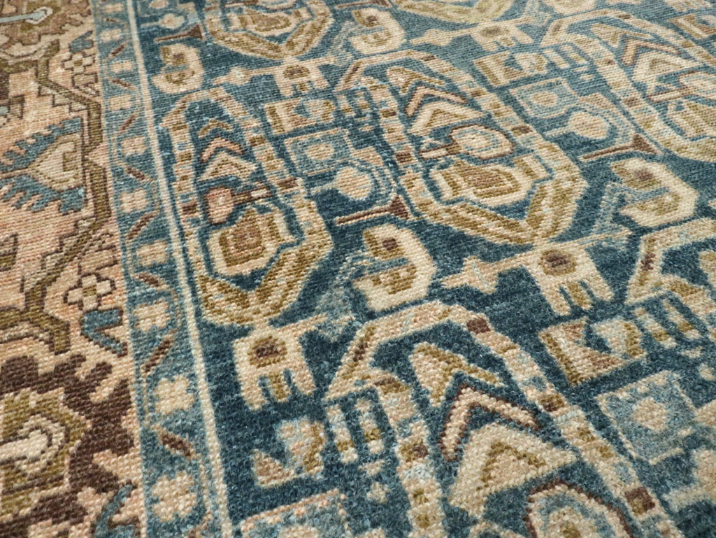 Vintage Persian Malayer Accent Rug, No.28789 - Gsblank