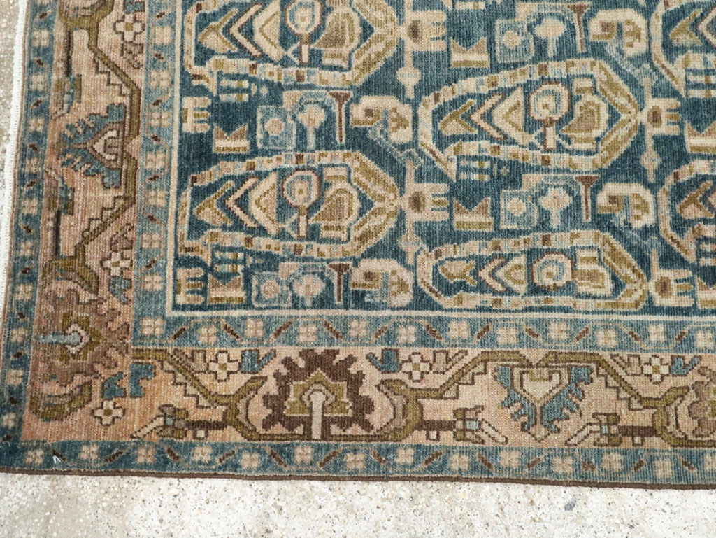 Vintage Persian Malayer Accent Rug, No.28789 - Gsblank