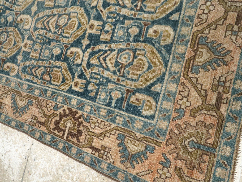 Vintage Persian Malayer Accent Rug, No.28789 - Gsblank