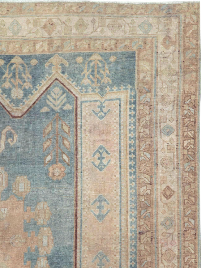 Vintage Persian Afshar Accent Rug, No.28790 - Gsblank