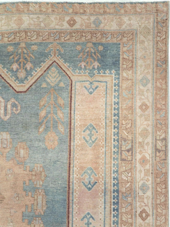 Vintage Persian Afshar Accent Rug, No.28790 - Gsblank