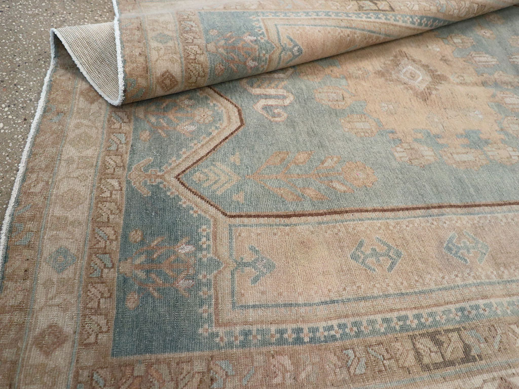 Vintage Persian Afshar Accent Rug, No.28790 - Gsblank