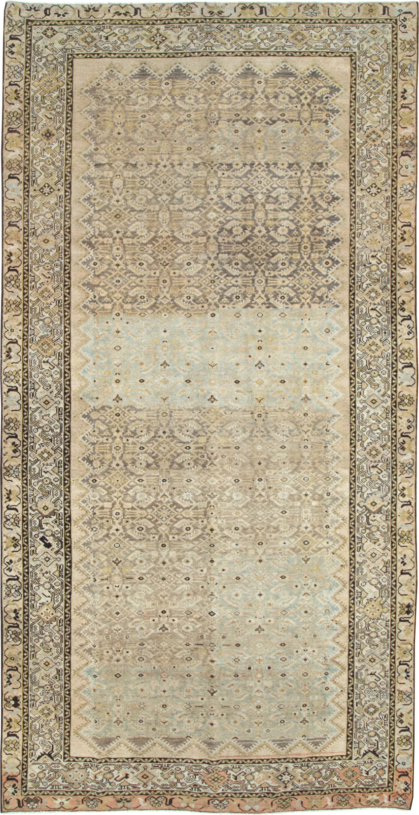 Antique Persian Malayer Gallery Carpet, No.28795 - Gsblank