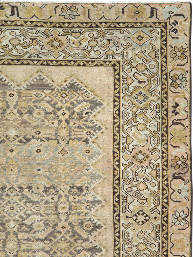 Antique Persian Malayer Gallery Carpet, No.28795 - Gsblank