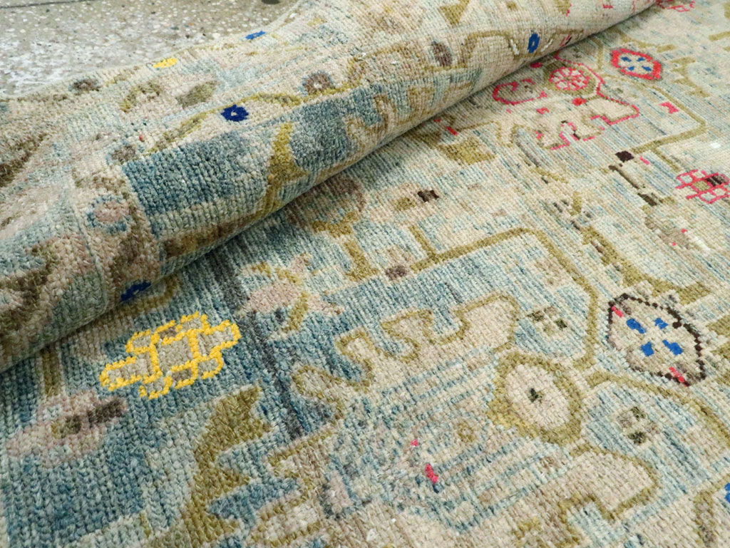 Vintage Persian Malayer Throw Rug, No.28796 - Gsblank