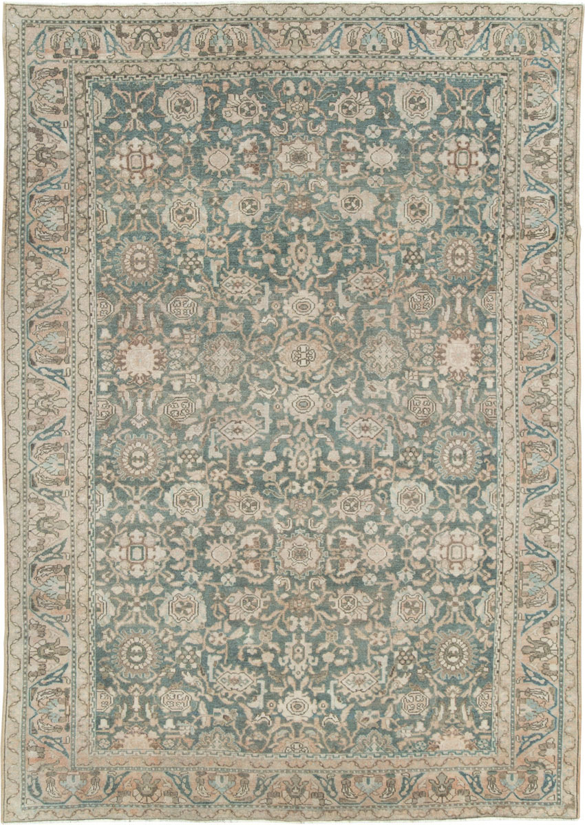 Vintage Persian Malayer Small Room Size Carpet, No.28798 - Gsblank