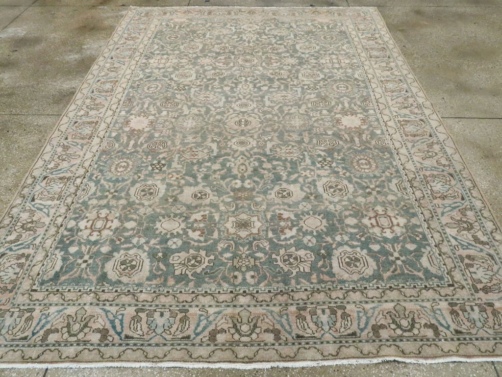 Vintage Persian Malayer Small Room Size Carpet, No.28798 - Gsblank