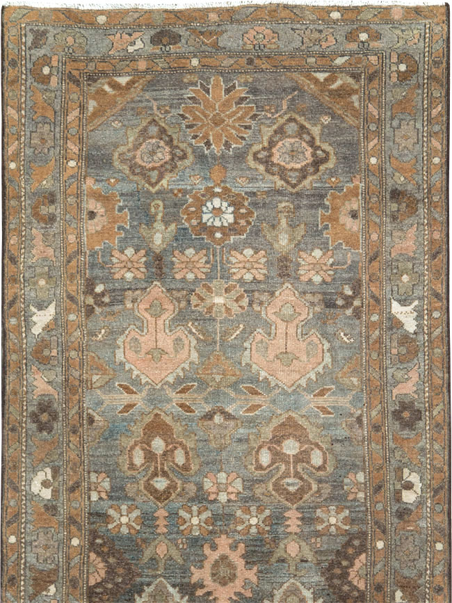 Vintage Persian Malayer Long Runner, No.28801 - Gsblank