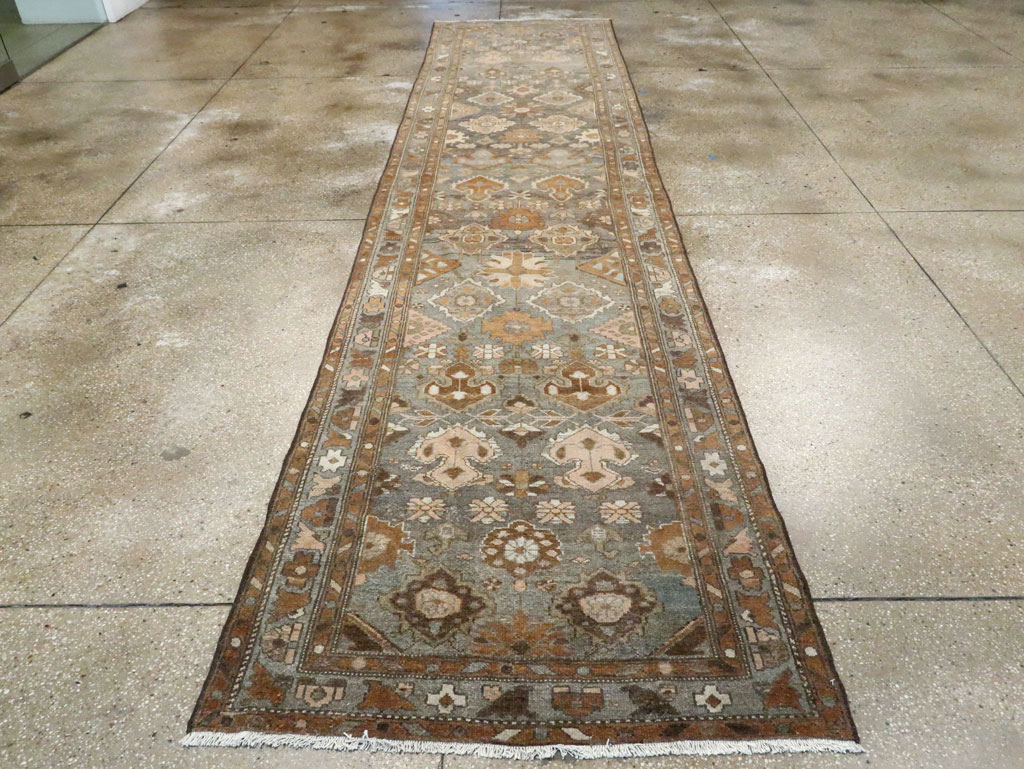 Vintage Persian Malayer Long Runner, No.28801 - Gsblank