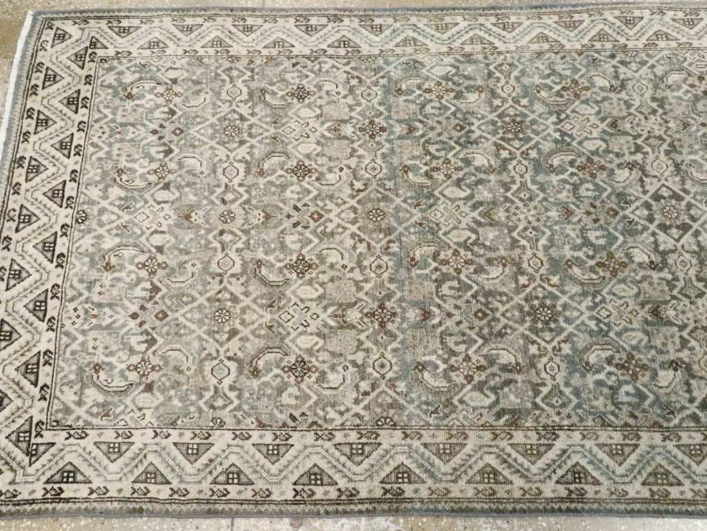 Vintage Persian Malayer Runner, No.28802 - Gsblank