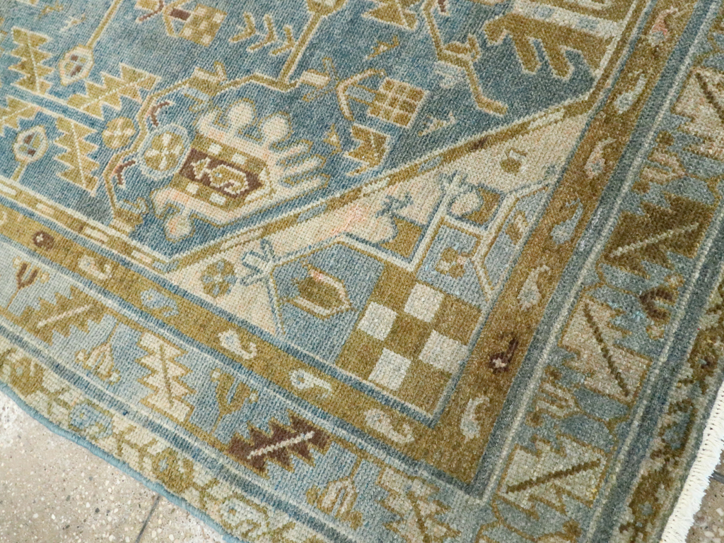 Vintage Persian Malayer Accent Rug, No.28804 - Gsblank