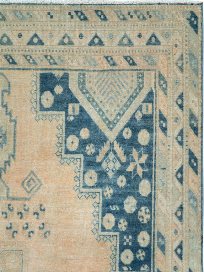 Vintage Persian Afshar Accent Rug, No.28806 - Gsblank