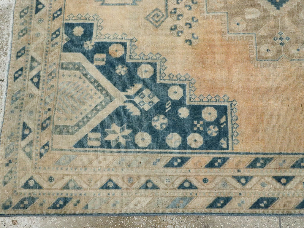 Vintage Persian Afshar Accent Rug, No.28806 - Gsblank