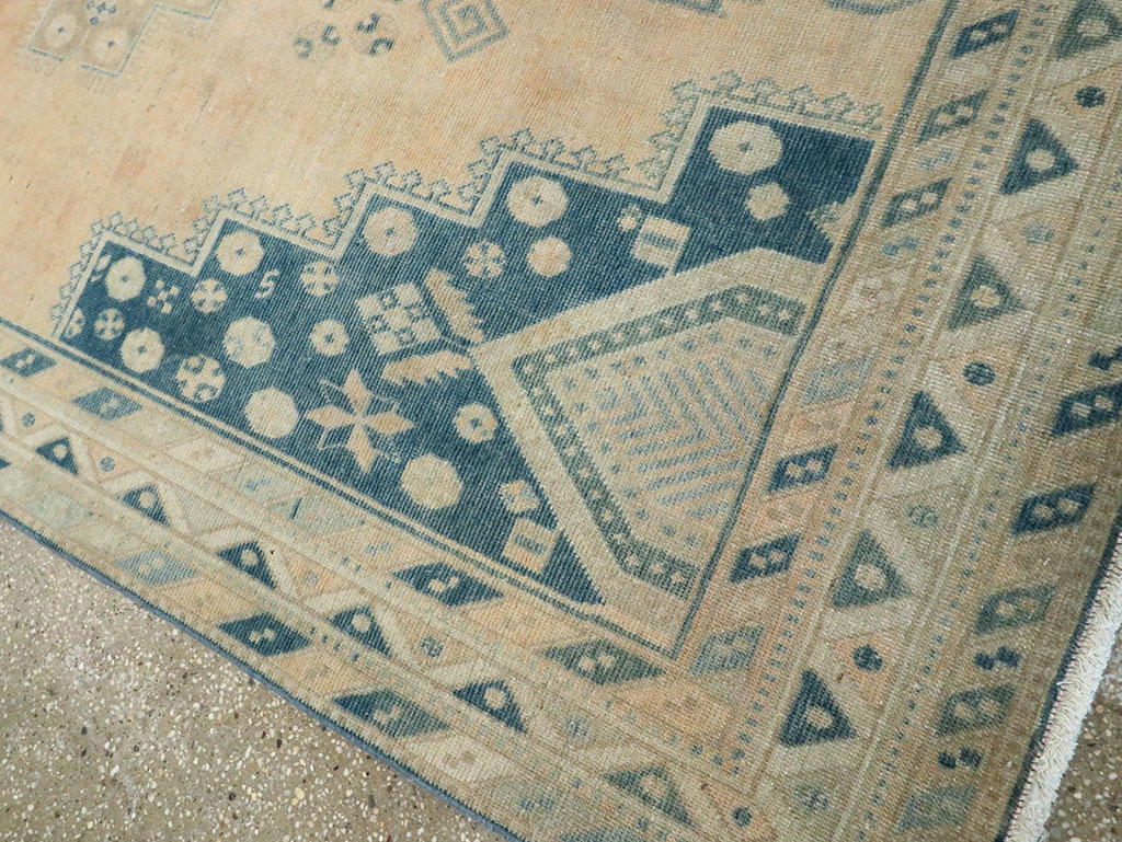 Vintage Persian Afshar Accent Rug, No.28806 - Gsblank