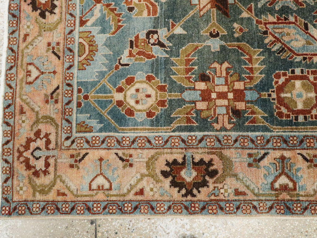 Vintage Persian Malayer Accent Rug, No.28807 - Gsblank
