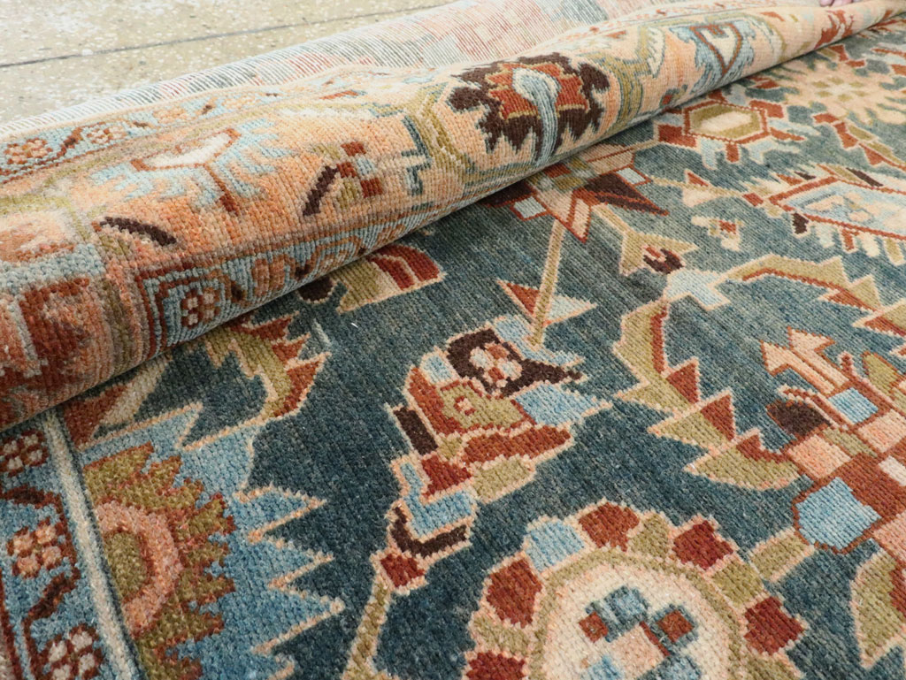Vintage Persian Malayer Accent Rug, No.28807 - Gsblank