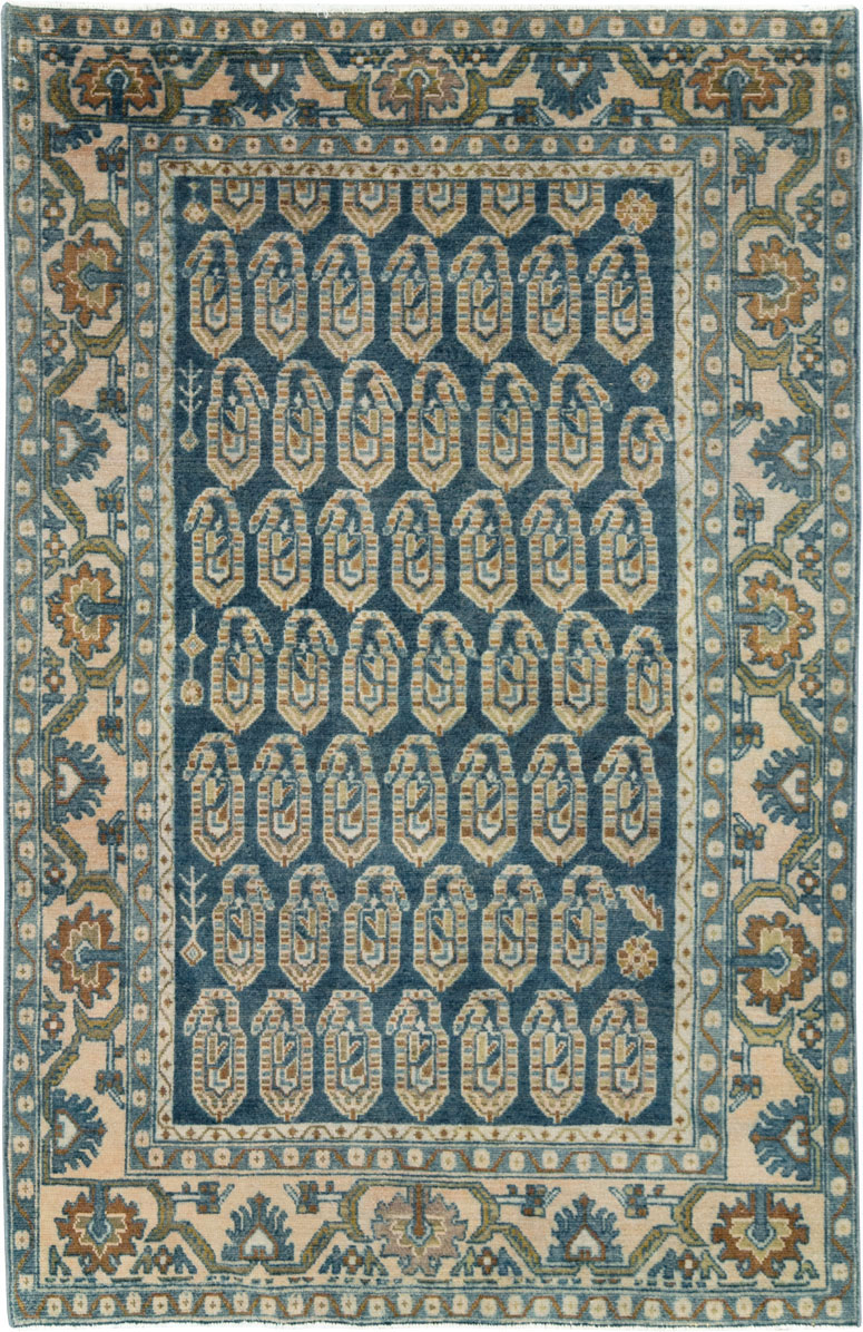 Vintage Persian Malayer Accent Rug, No.28808 - Gsblank