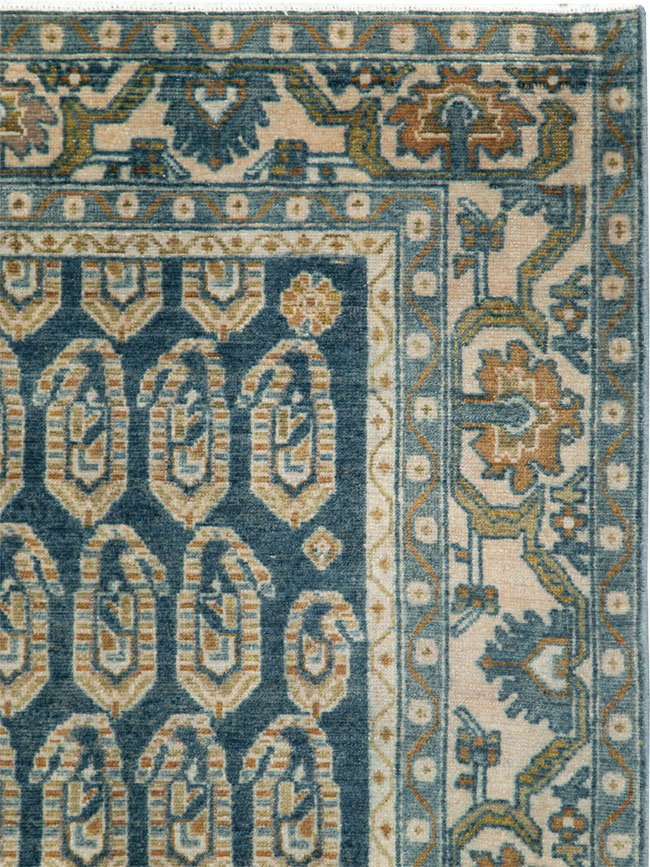Vintage Persian Malayer Accent Rug, No.28808 - Gsblank