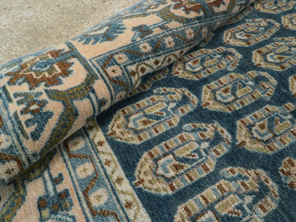 Vintage Persian Malayer Accent Rug, No.28808 - Gsblank