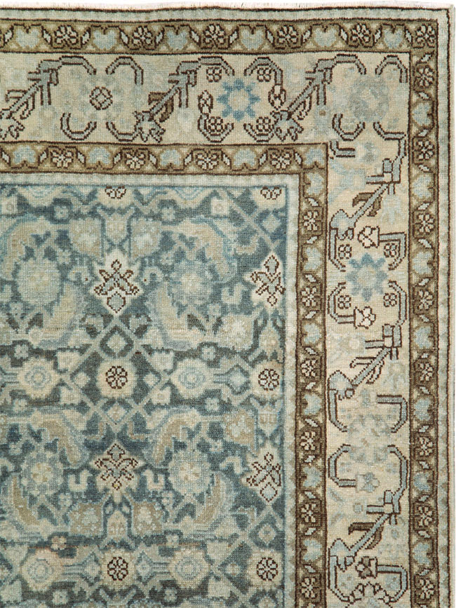 Vintage Persian Malayer Gallery Carpet, No.28809 - Gsblank