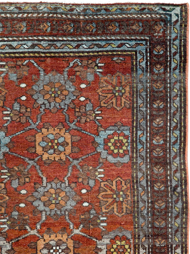 Vintage Persian Malayer Gallery Rug, No.28811 - Gsblank
