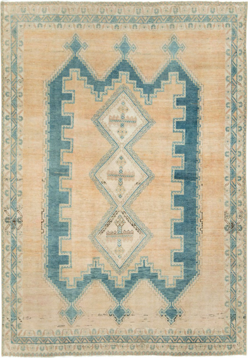 Vintage Persian Afshar Accent Rug, No.28812 - Gsblank