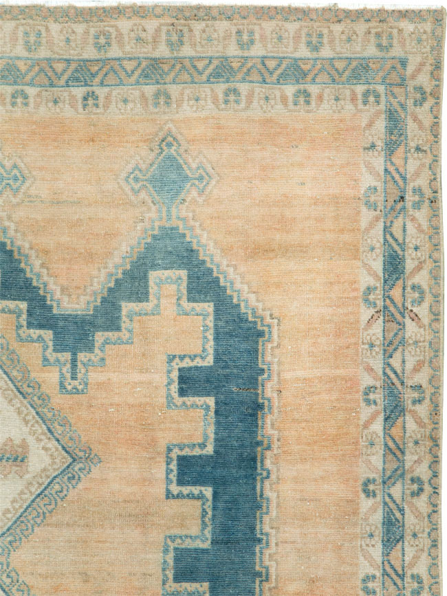 Vintage Persian Afshar Accent Rug, No.28812 - Gsblank