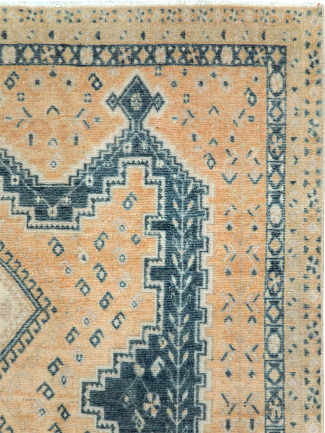 Vintage Persian Afshar Accent Rug, No.28813 - Gsblank