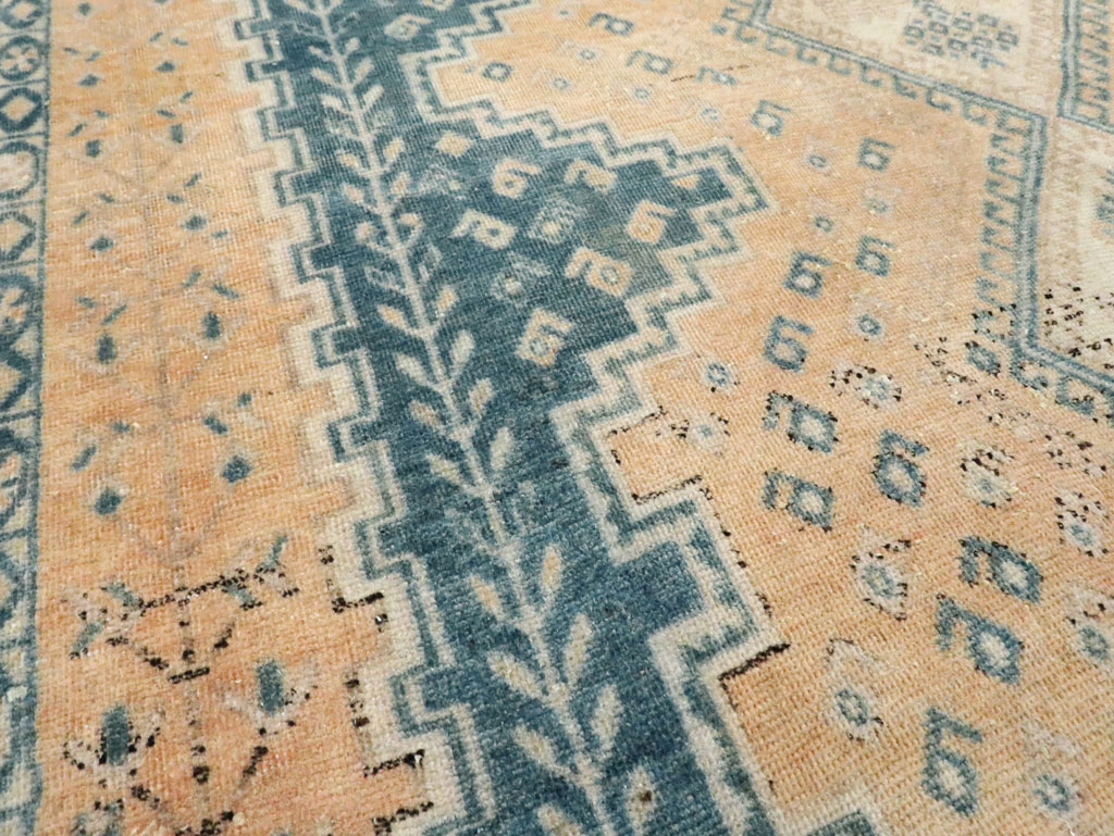 Vintage Persian Afshar Accent Rug, No.28813 - Gsblank