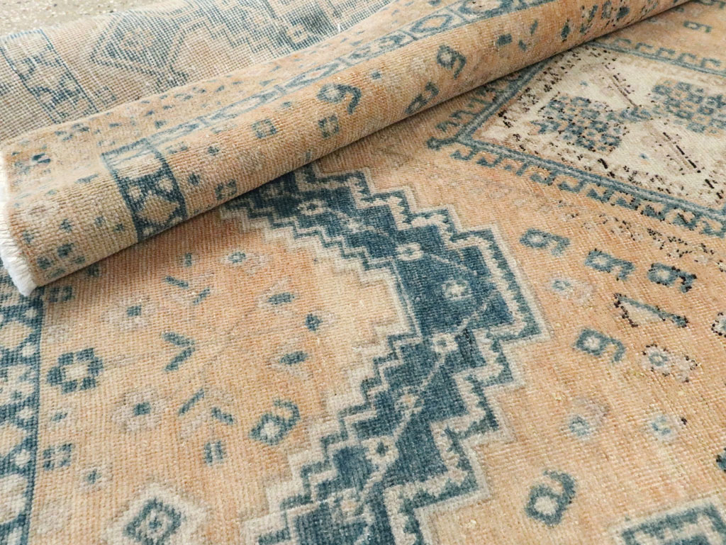 Vintage Persian Afshar Accent Rug, No.28813 - Gsblank