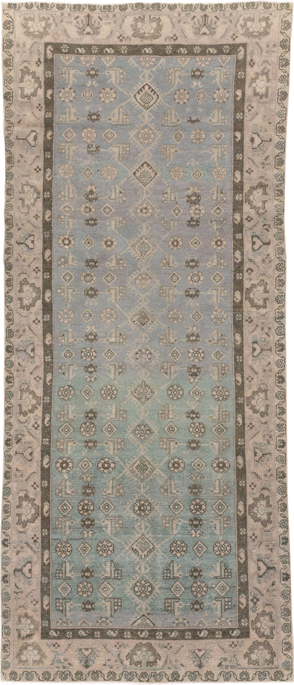 Vintage Persian Malayer Gallery Rug, No.28815 - Gsblank