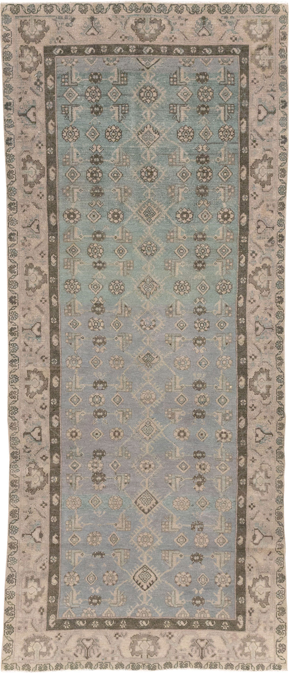 Vintage Persian Malayer Gallery Rug, No.28815 - Gsblank