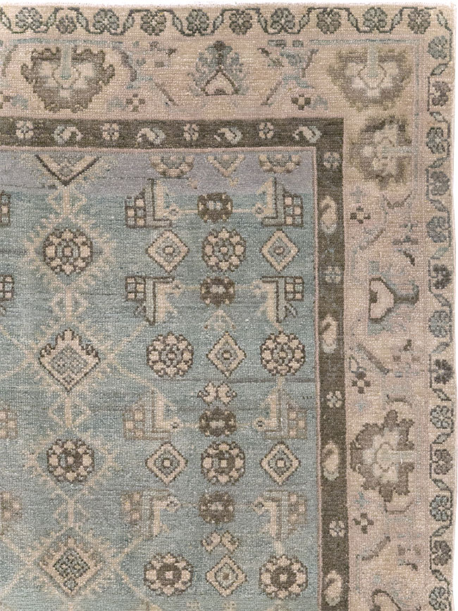 Vintage Persian Malayer Gallery Rug, No.28815 - Gsblank
