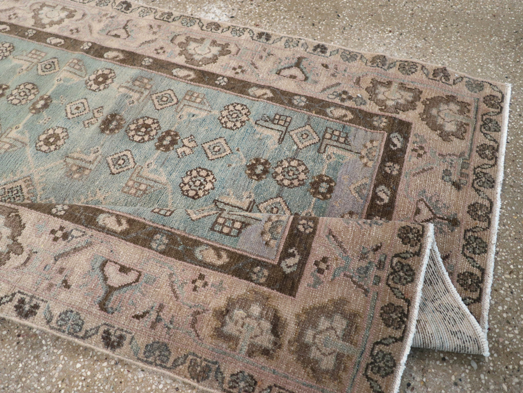Vintage Persian Malayer Gallery Rug, No.28815 - Gsblank