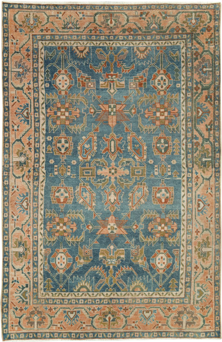 Vintage Persian Malayer Accent Rug, No.28817 - Gsblank