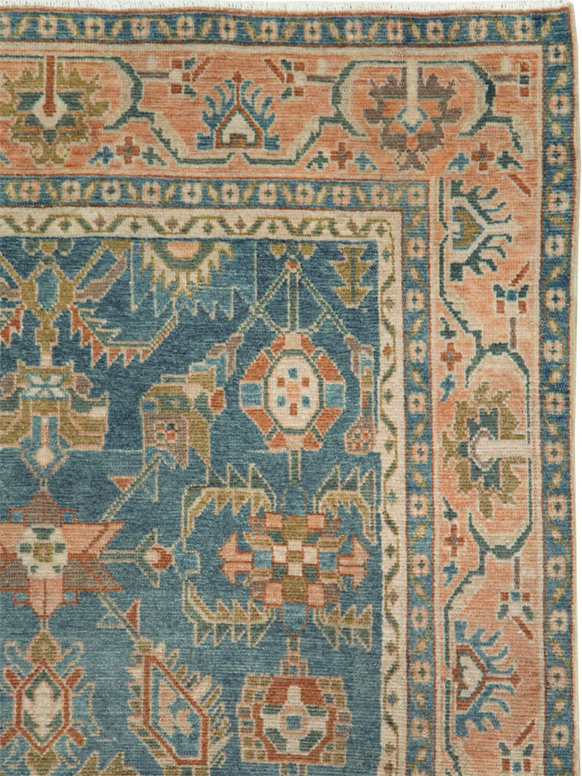 Vintage Persian Malayer Accent Rug, No.28817 - Gsblank