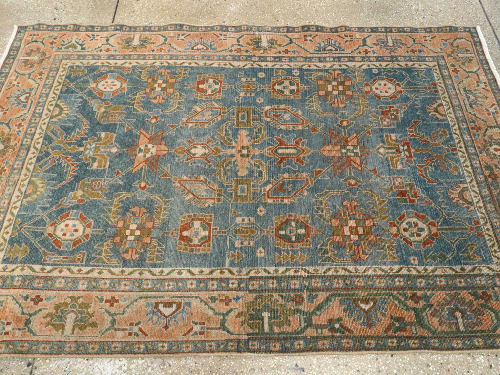 Vintage Persian Malayer Accent Rug, No.28817 - Gsblank