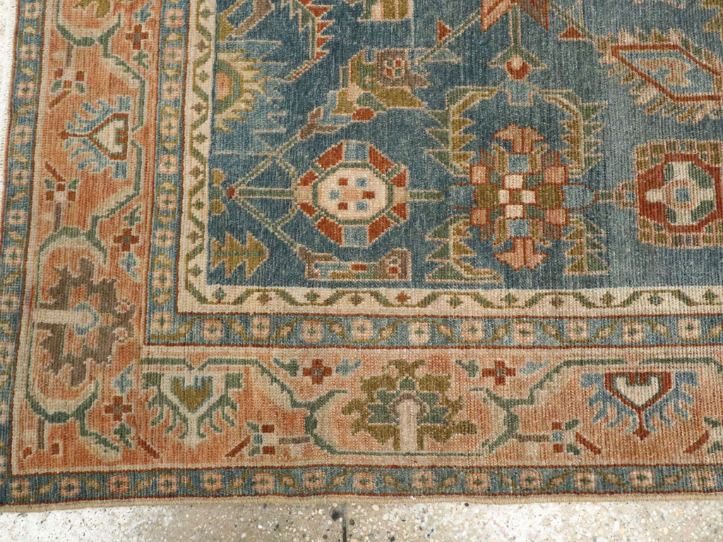 Vintage Persian Malayer Accent Rug, No.28817 - Gsblank