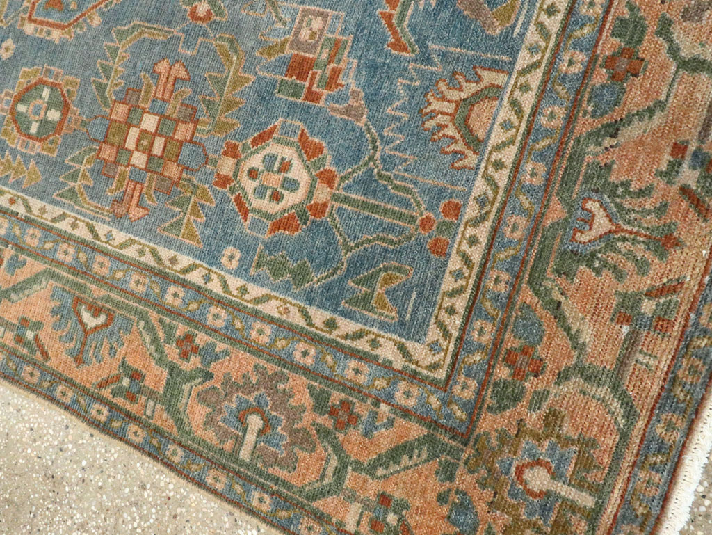 Vintage Persian Malayer Accent Rug, No.28817 - Gsblank