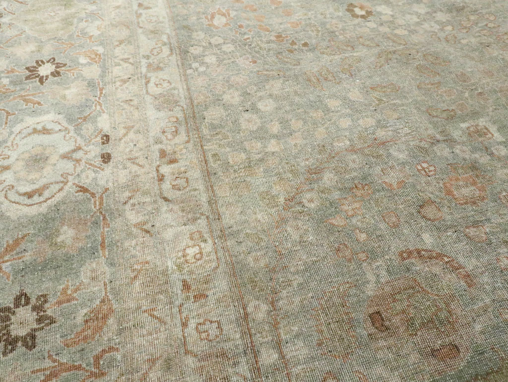 Antique Persian Tabriz Room Size Carpet, No.28822 - Gsblank