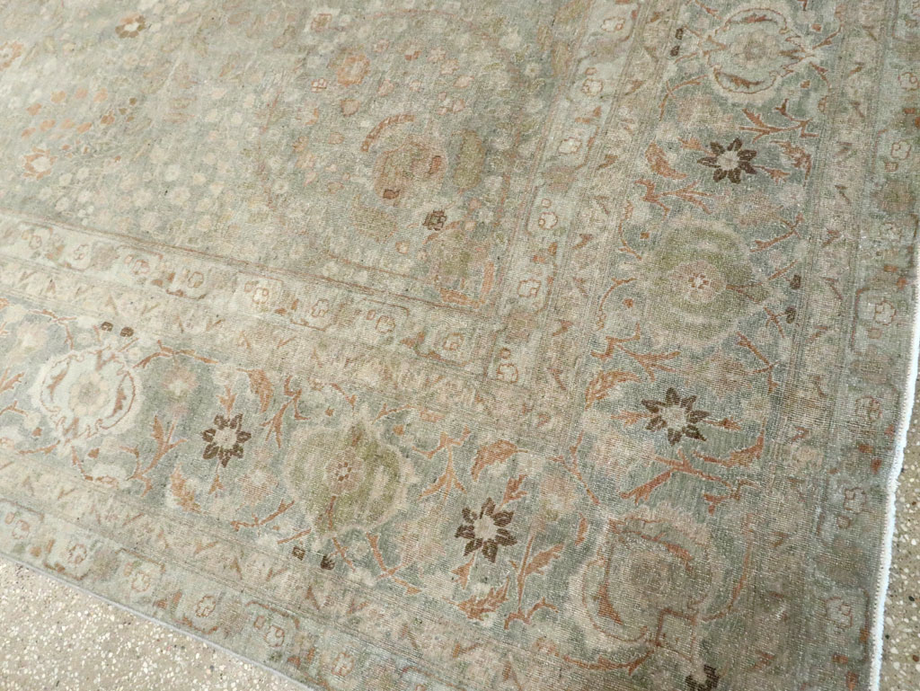 Antique Persian Tabriz Room Size Carpet, No.28822 - Gsblank