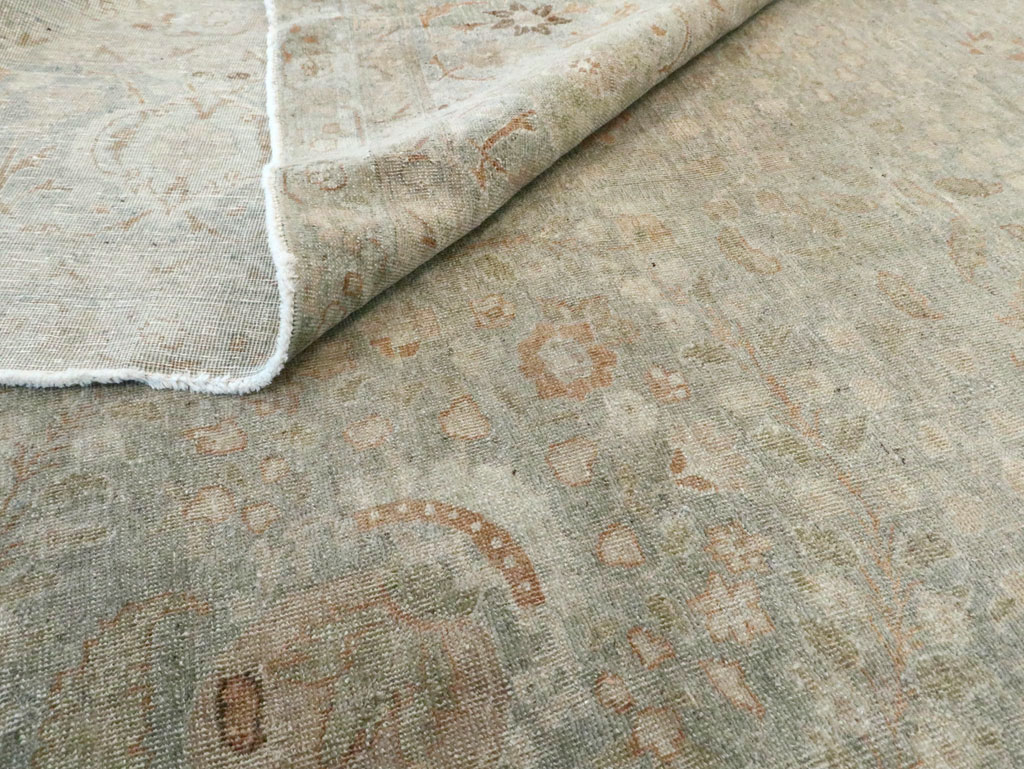 Antique Persian Tabriz Room Size Carpet, No.28822 - Gsblank