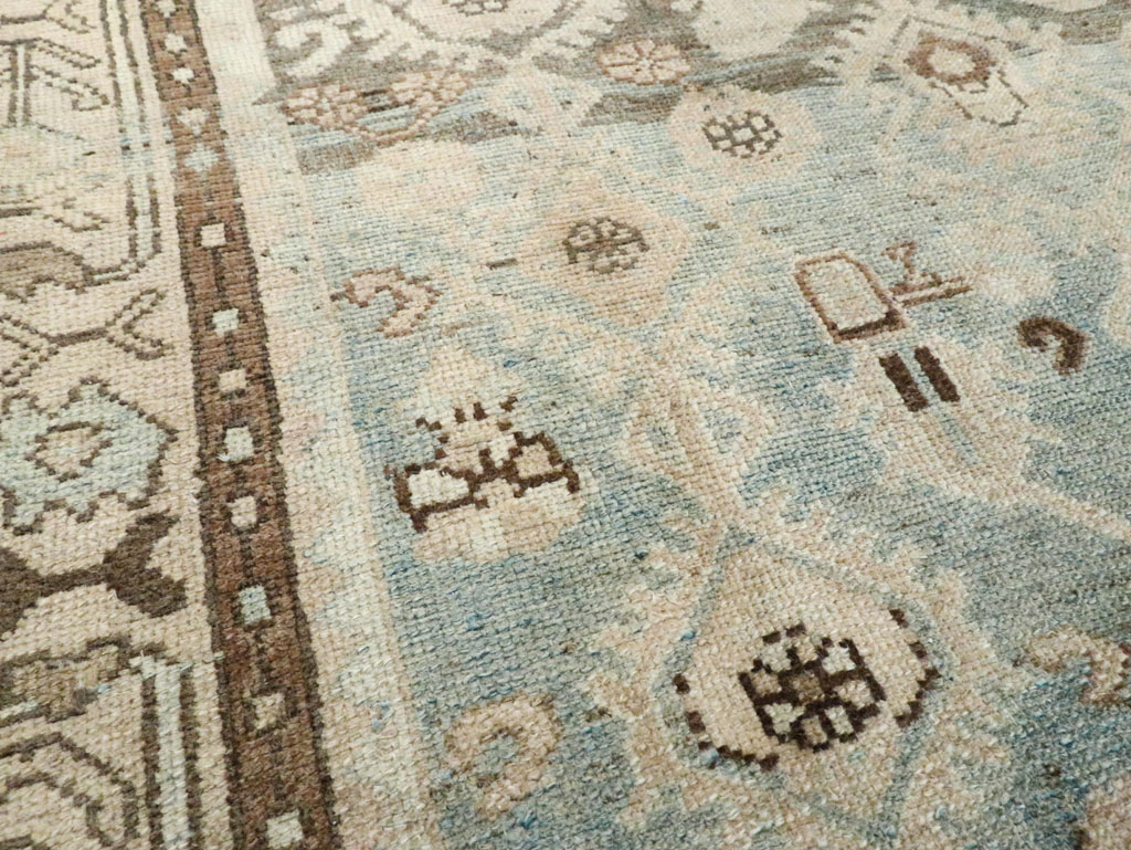 Vintage Persian Malayer Throw Rug, No.28823 - Gsblank