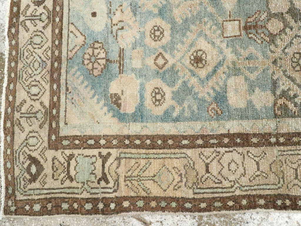 Vintage Persian Malayer Throw Rug, No.28823 - Gsblank