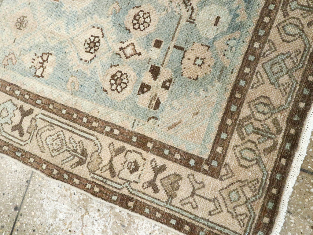 Vintage Persian Malayer Throw Rug, No.28823 - Gsblank