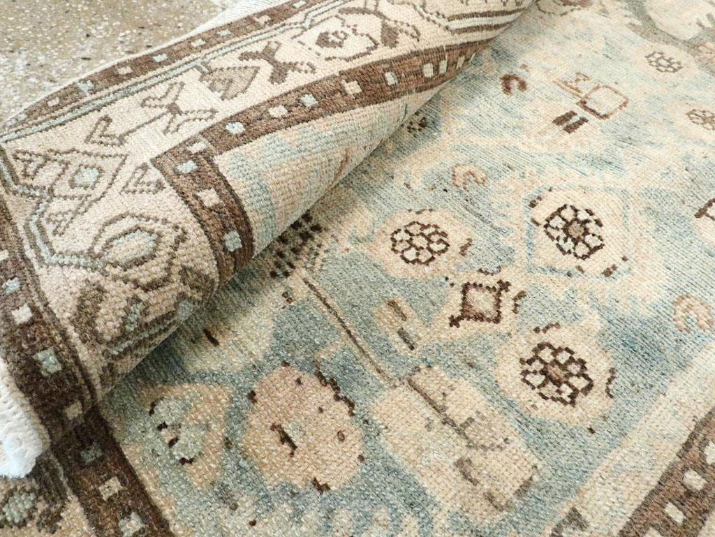 Vintage Persian Malayer Throw Rug, No.28823 - Gsblank