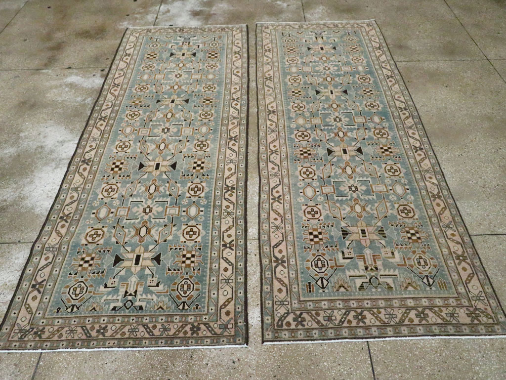 Vintage Persian Malayer Runner (Pair: 1 of 2), No.28825 - Gsblank