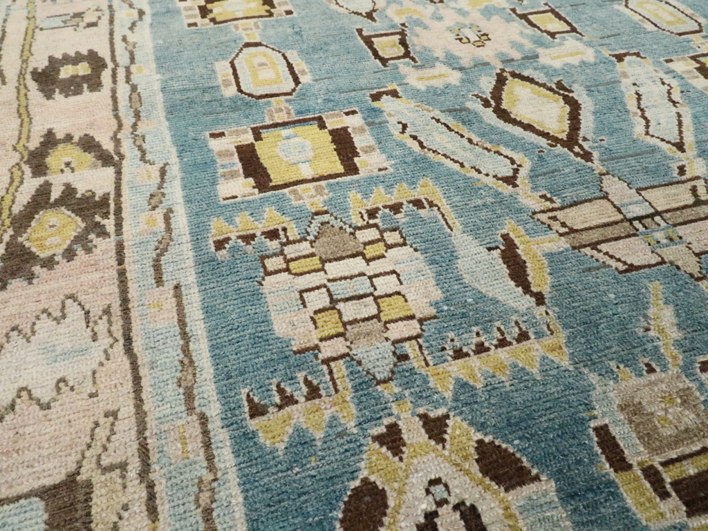 Vintage Persian Malayer Accent Rug, No.28826 - Gsblank